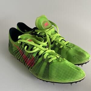 Nike Zoom Victory 2 Track Spikes Running Shoes Electric Green Flywire Size 10